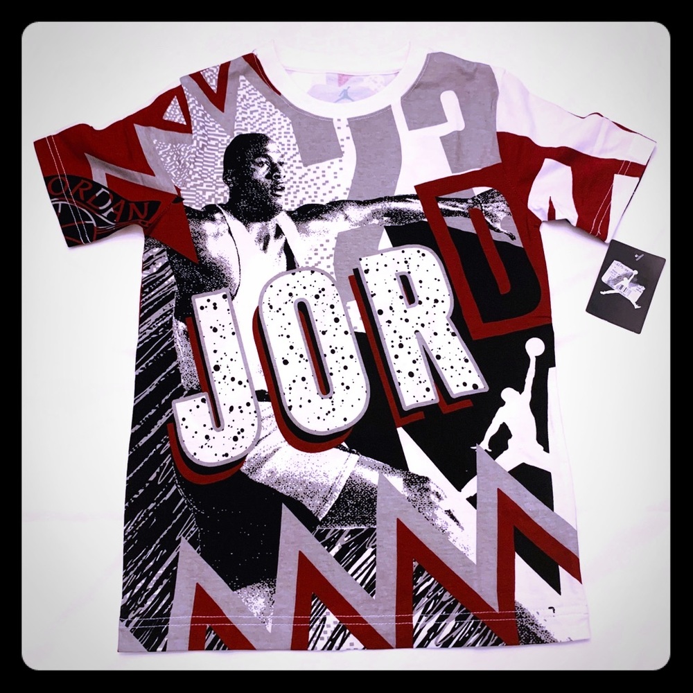 Nike Air Jordan Print All Over Boys Small 8-10